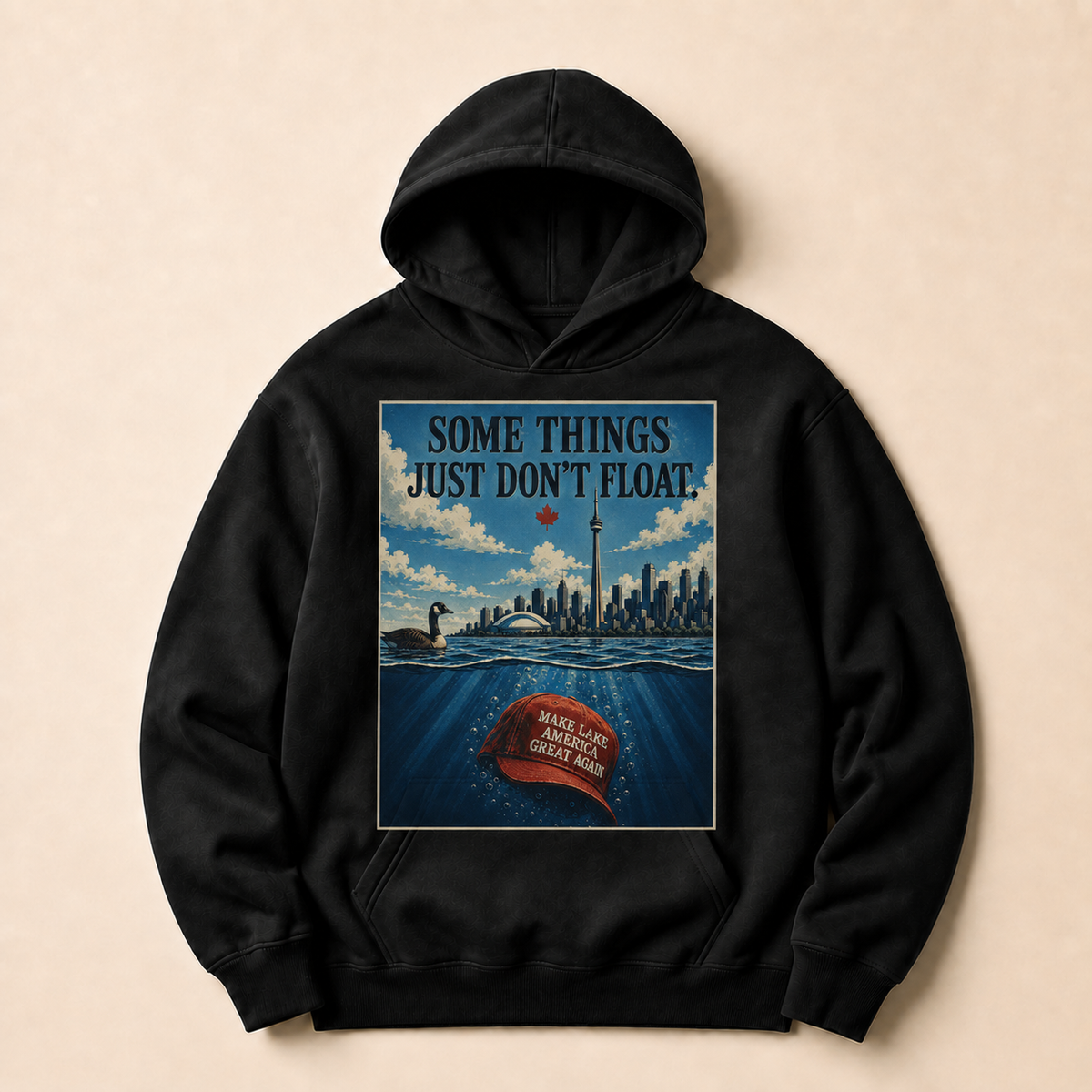 Coal | Some Things Just Don't Float Hoodie, product shot 1.