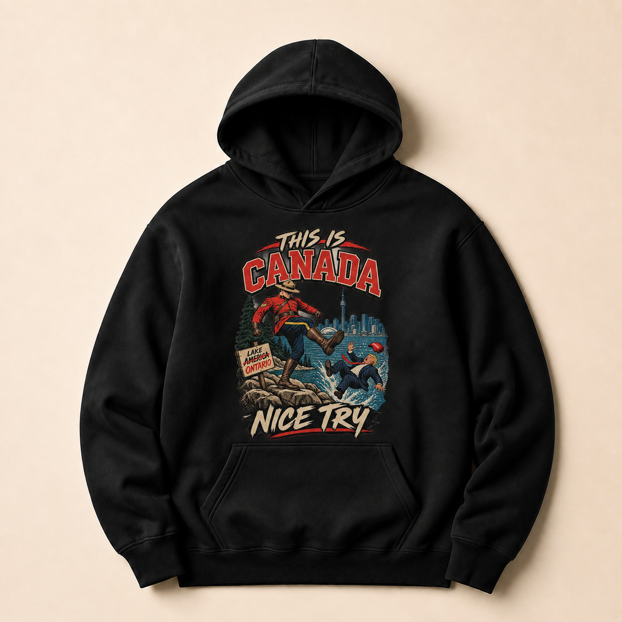 Coal | This is Canada hoodie front view