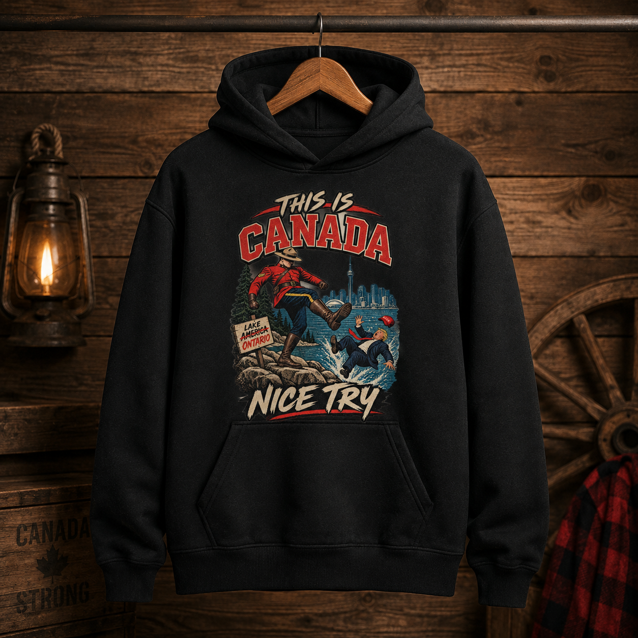 Coal | This is Canada hoodie back view