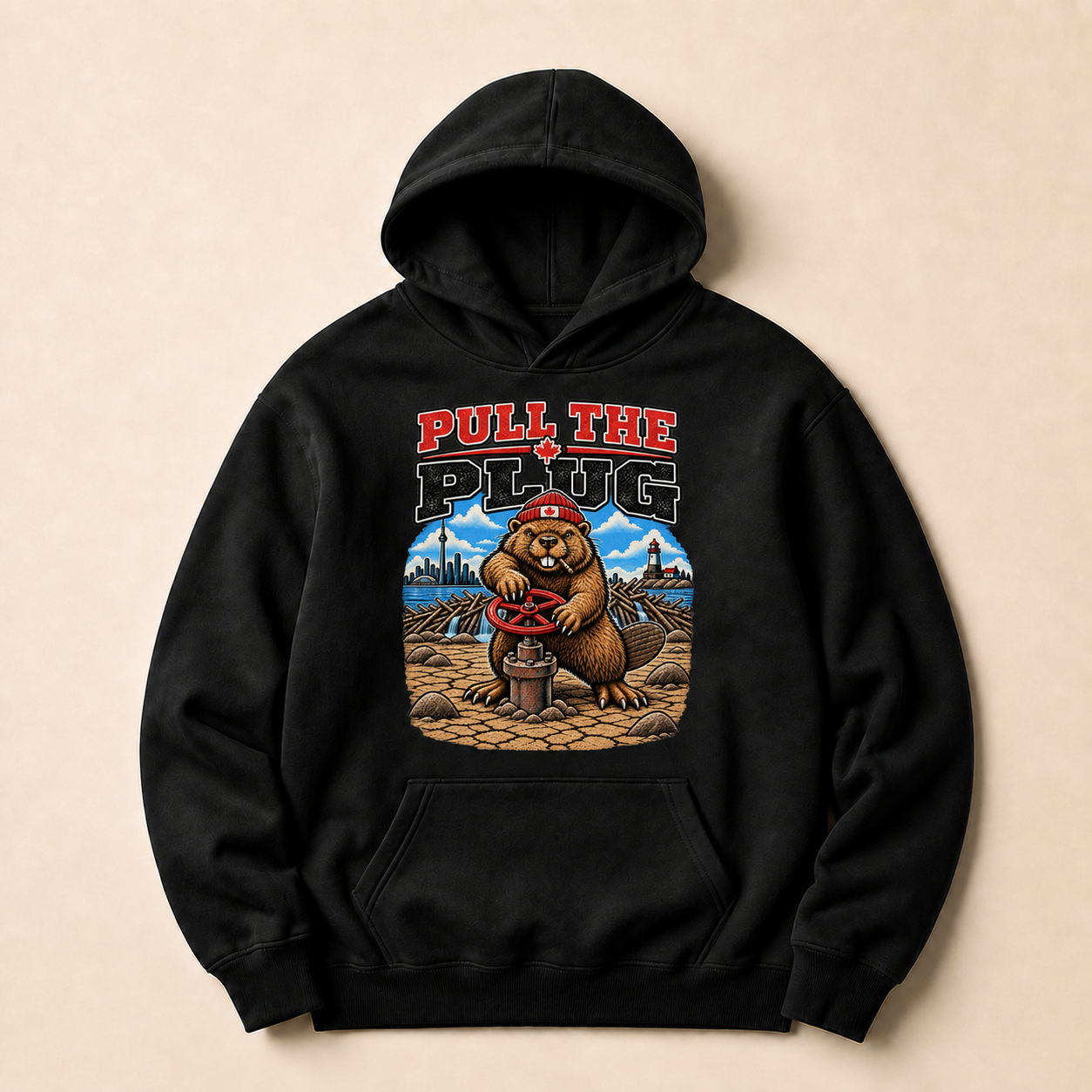 Coal | Pull the Plug Hoodie, product shot 1.