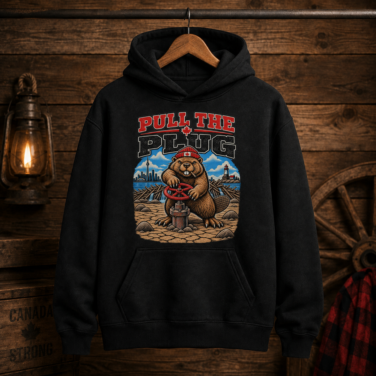 Coal | Pull the Plug Hoodie, product shot 2.