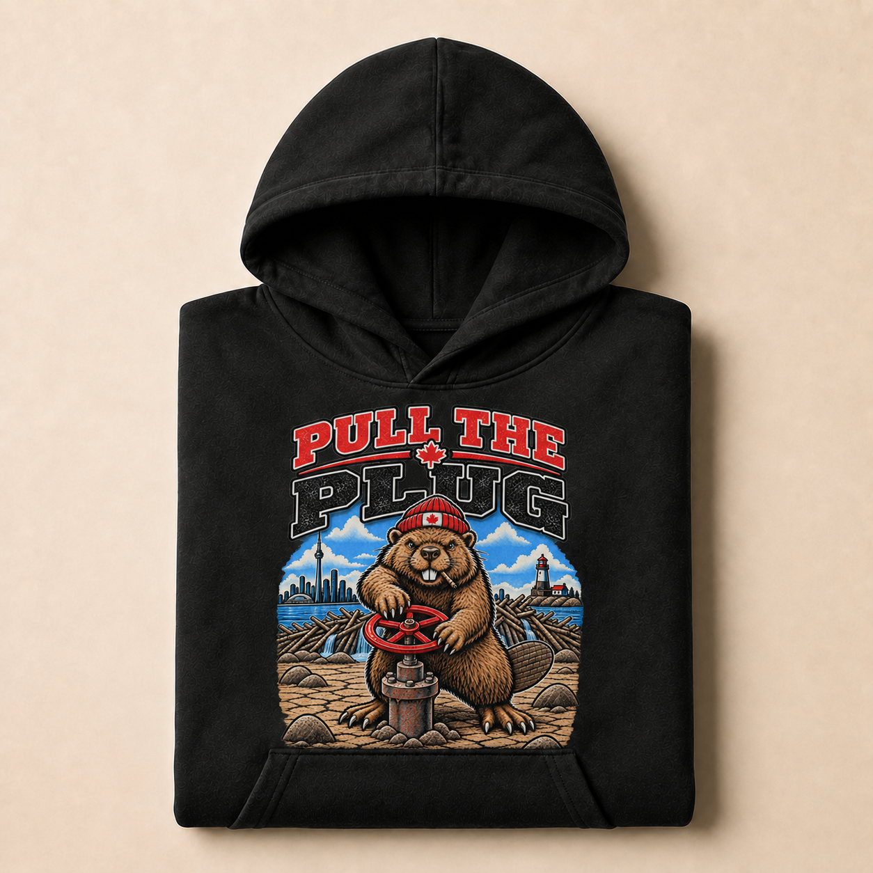 Coal | Pull the Plug Hoodie, product shot 3.