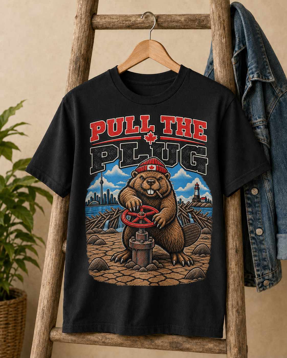 Coal | Pull the Plug T-Shirt, product shot 2.
