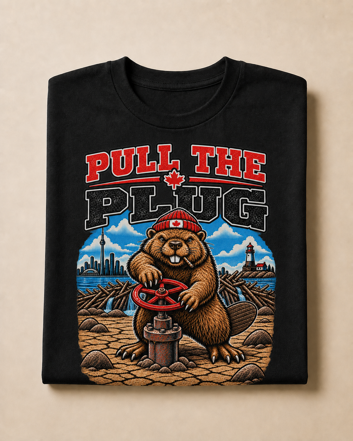 Coal | Pull the Plug T-Shirt, product shot 3.