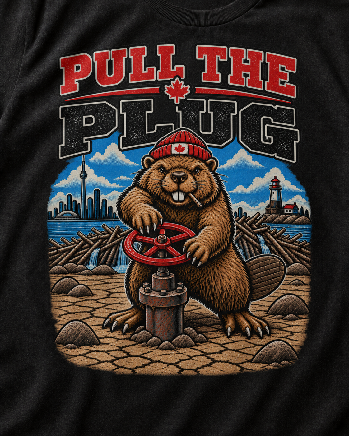 Coal | Pull the Plug T-Shirt, product shot 4.