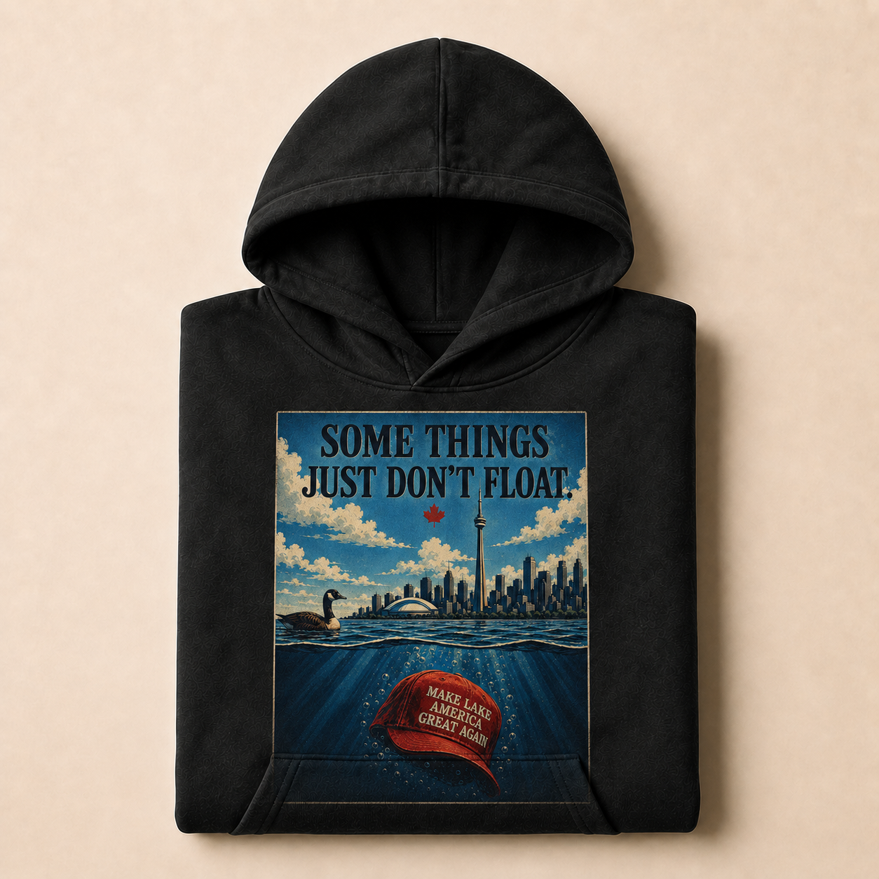 Coal | Some Things Just Don't Float Hoodie, product shot 3.