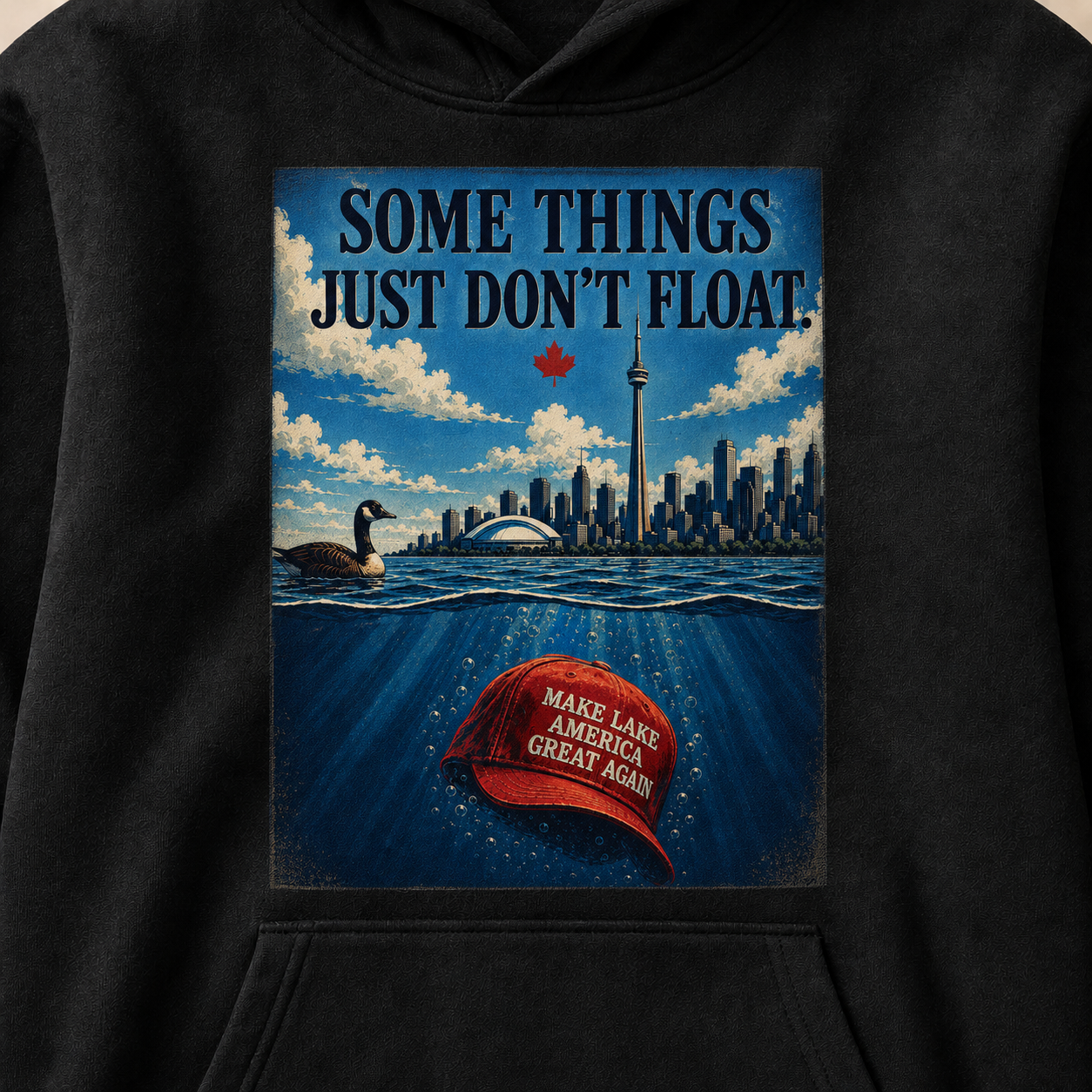 Coal | Some Things Just Don't Float Hoodie, product shot 4.