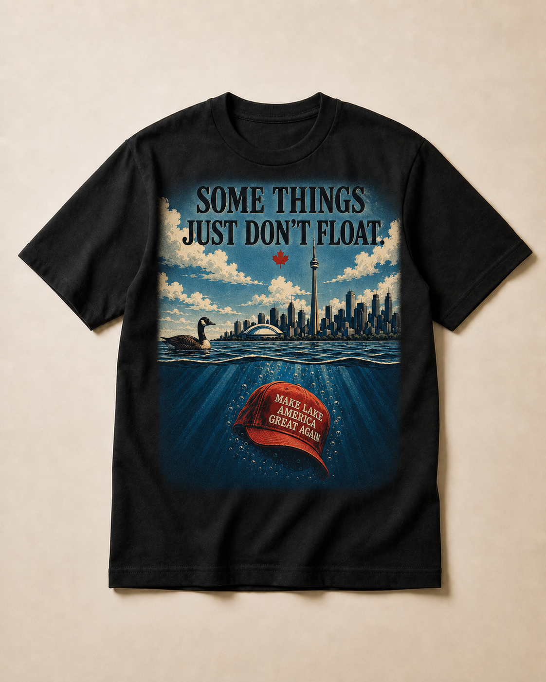 Coal | Some Things Just Don't Float T-Shirt, product shot 1.