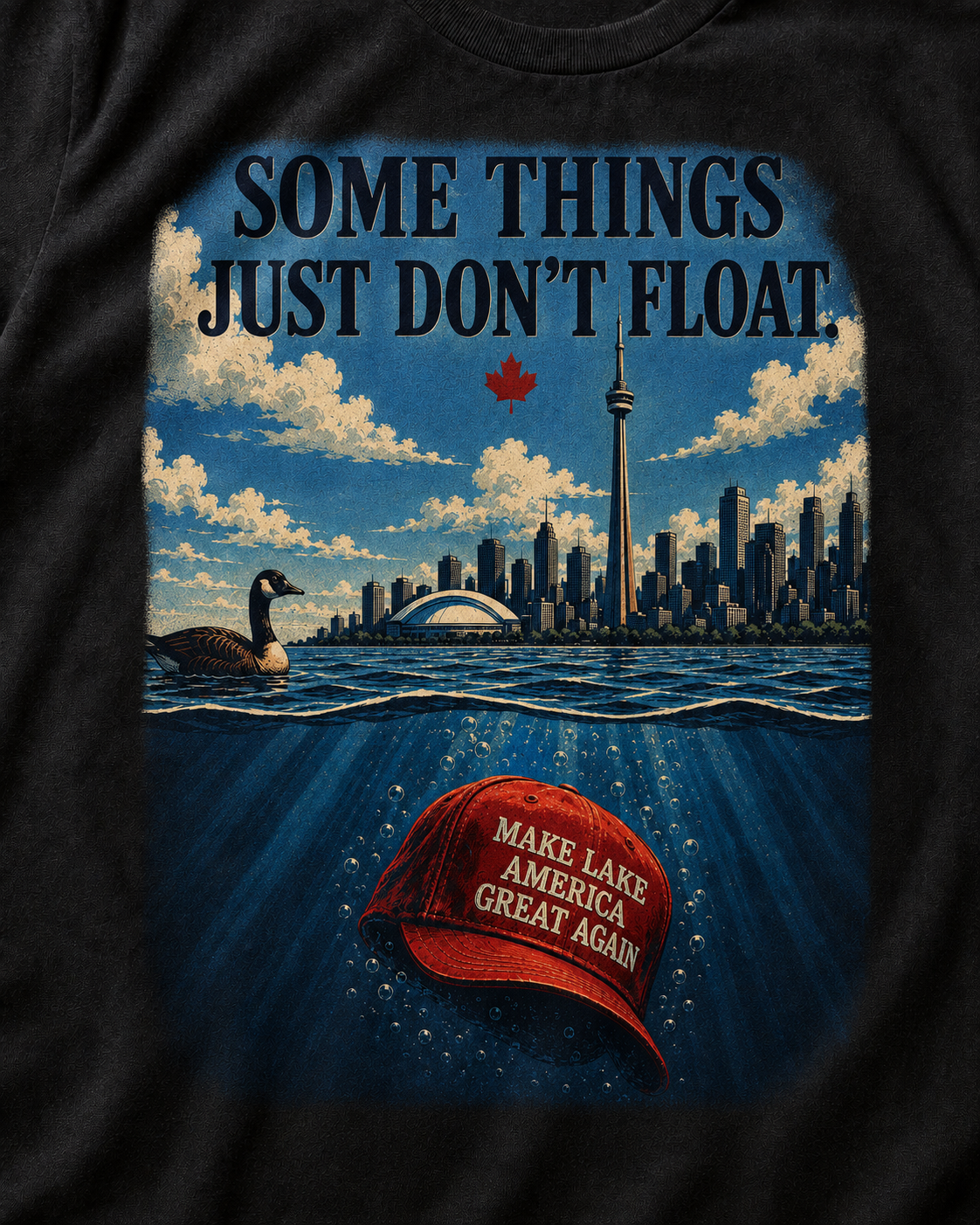 Coal | Some Things Just Don't Float T-Shirt, product shot 4.