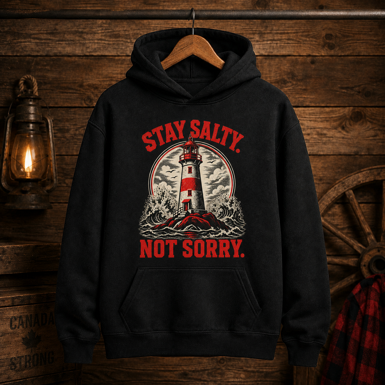 Coal | Stay Salty Not Sorry Hoodie, product shot 2.