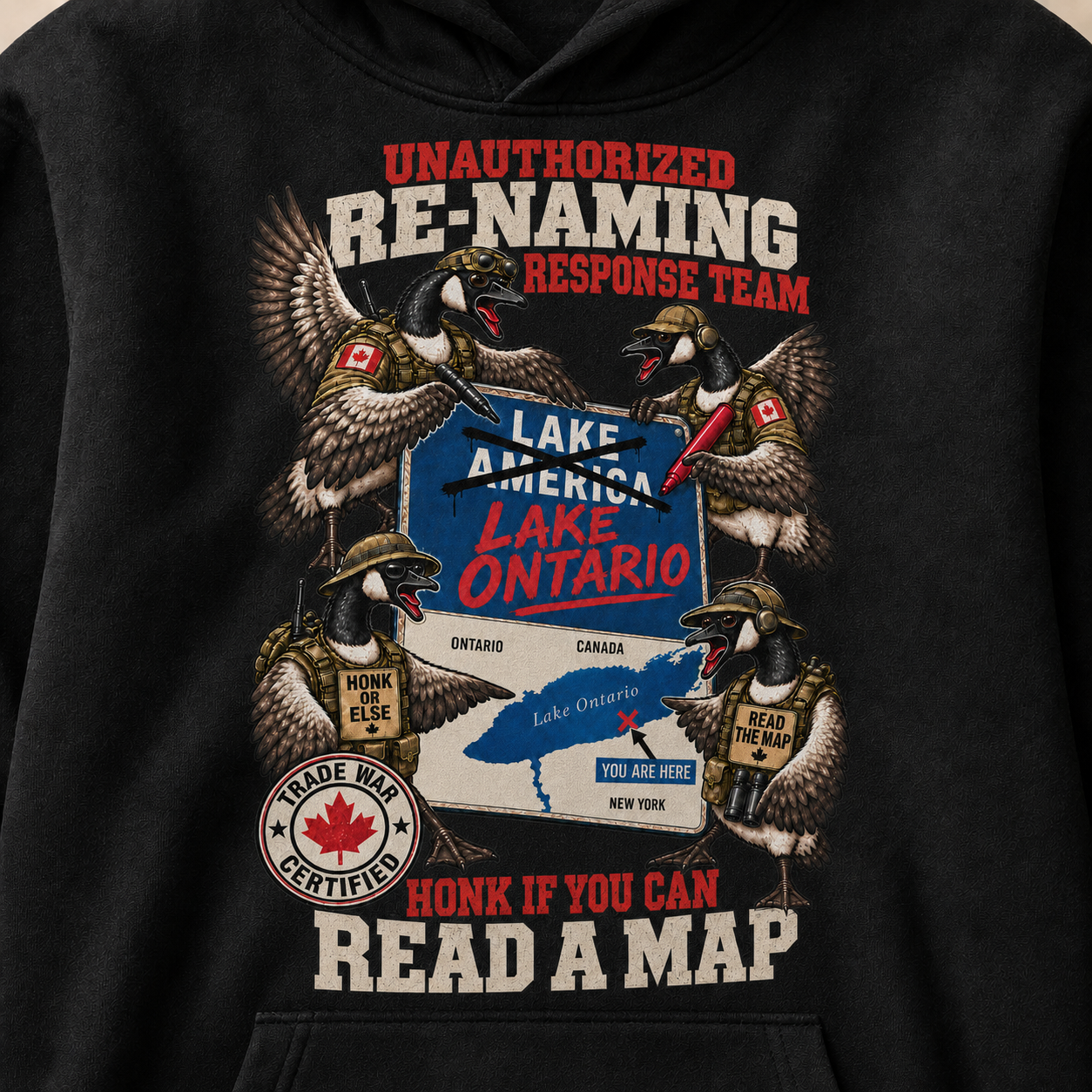 Coal | Unauthorized Renaming Response Team Hoodie, product shot 4.